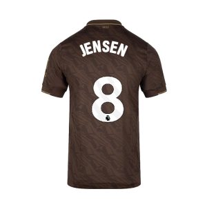 Brentford Away JENSEN 8 Jersey 25-26