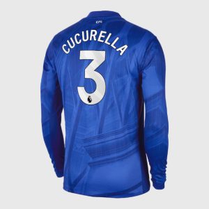 Chelsea Home Long Sleeve CUCURELLA 3 Jersey 25-26