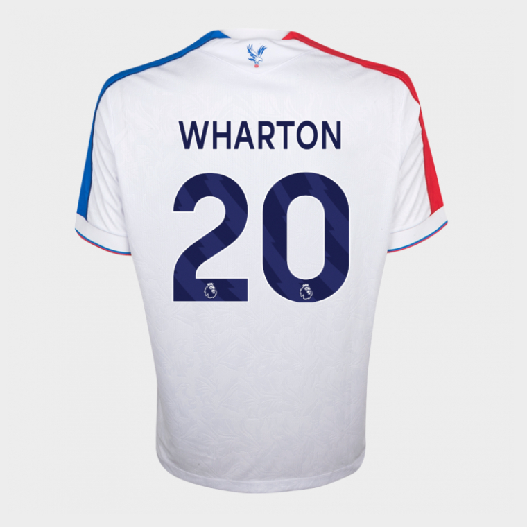 Crystal Palace Third WHARTON 20 Eagle White Jersey 25-26