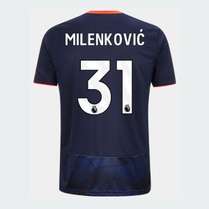 Nottingham Forest Third MILENKOVIĆ 31 Third Jersey 25-26