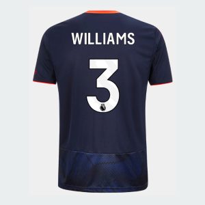 Nottingham Forest Third WILLIAMS 3 Third Jersey 25-26